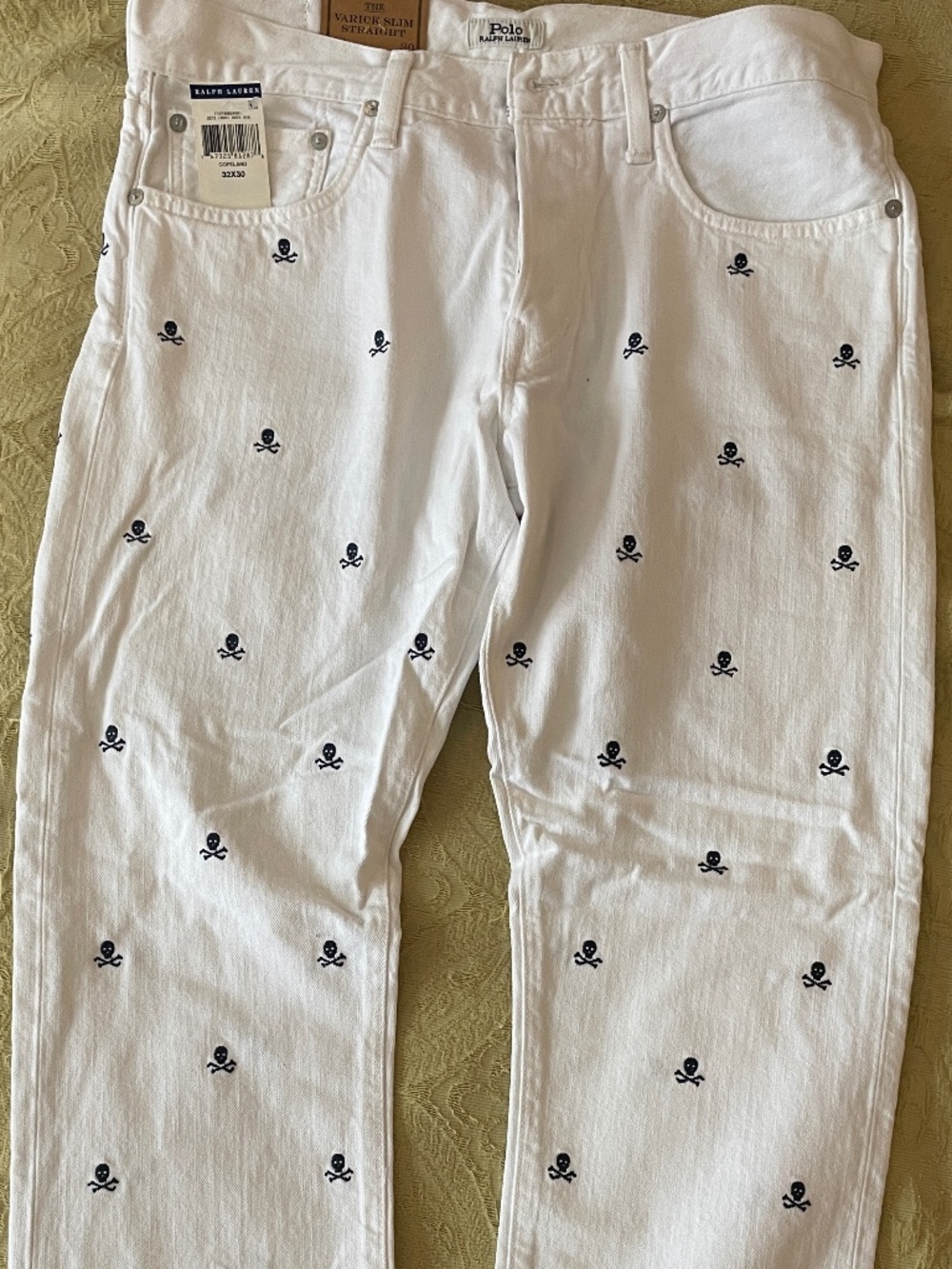 Men's Polo Ralph Lauren Skull and Bones Slim Jeans 32x30